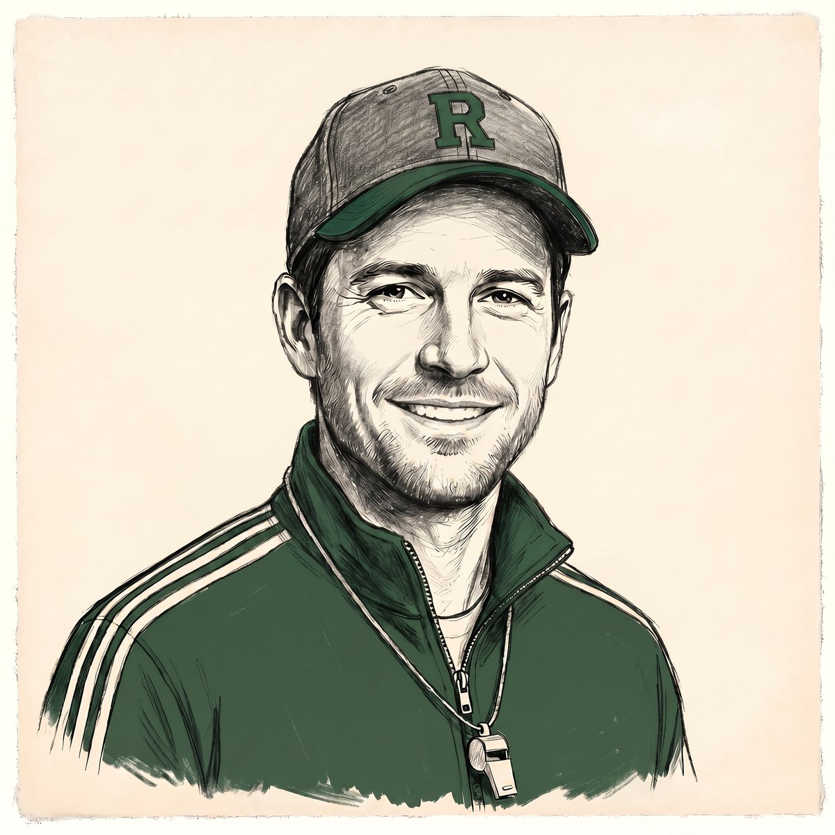 Coach Rio, the Respiro SMS quit coach — illustrated portrait